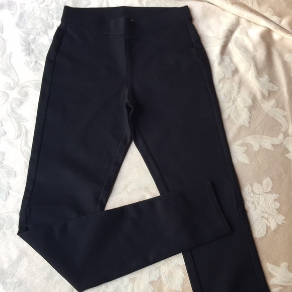 LC Lauren Conrad Pants - Lauren Conrad Black Stretch Pants/Leggings.18261